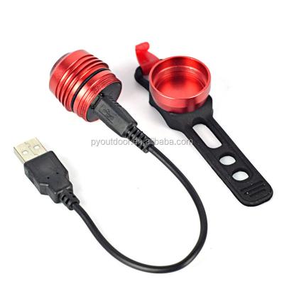 China 2019 ROAD USB Rechargeable Bike LED Light Aluminum Front And Rear Trail Bicycle Light for sale