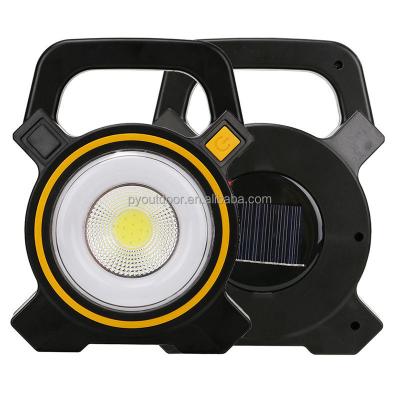 China 2021 ABS Plastic Portable Solar Led Light Amazon Engineering Led Work Light IP65 LED Light for sale