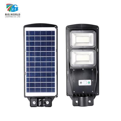 China Garden high brightness and long working time power solar street light 30W 60w 90w 120W solar street light led outdoor for sale