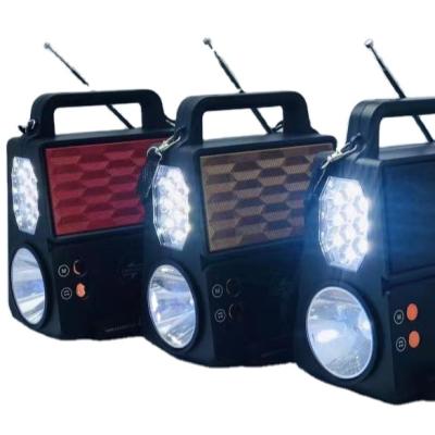 China Residential chargeable operable solar led camping mp3 light for sale