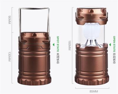 China High Lumen Battery Rechargeable Folding Mini Camping Energy Saving Solar Lantern For Camping for sale