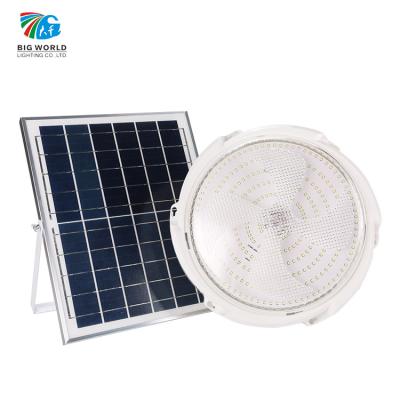 China 50W Garden Led Ceiling Light Modern Remote Control Solar Power Ceiling Lights Price for sale