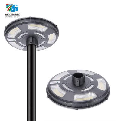 China Good Garden Prices Decorative Walkway All In One Energy Saving UFO 300W Integrated Solar Street Garden Light for sale