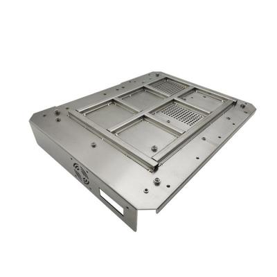 China Custom Stainless Steel Laser Cutting Bending Stamping Enclosure Processing Parts Service Stainless Aluminum Sheet Metal Welding Fabrication for sale