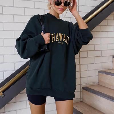 China School Autumn High Quality Printed Daily Custom Logo Free Shipping Wholesale Casual Pullover Shear Long Sleeve Women Hoodie for sale