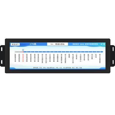 China 29 Inch Indoor LCD Stretched Bar Display Signage; Bus line display, bar lcd advertising machine for sale