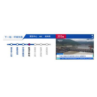 China Subway Indoor Two Way Information Video Stretched Lcd Display, Stretched Bar Lcd Display, Lcd Stretched Bar Display for sale