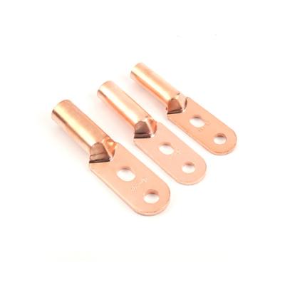 China China Manufacturer Electrical Copper Crimp Connector 2 Holes Insulated Purple Copper Terminal End Lugs for sale