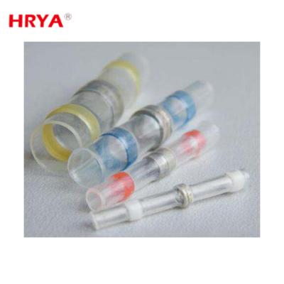 China Low Voltage Heat Shrink Solder Joint Butt Connectors Waterproof Terminals Connector With Solder Sleeve for sale