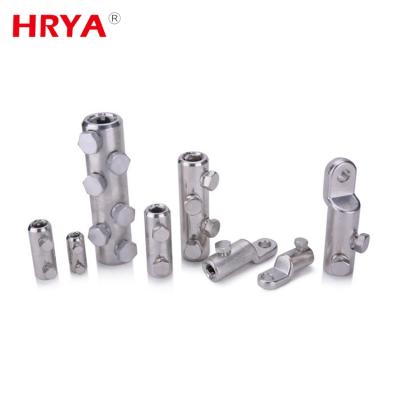 China Cheapest AL-99.6% Wire Connector Crimp Ring Brass Battery Terminals Shear Bolt Cable Hook Brass End Lug for sale