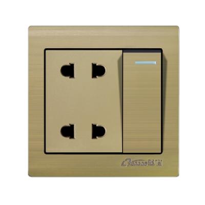 China Durable New Model 4 Pin 86 Type Wall Outlet for sale