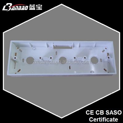 China PVC/PP 3way PVC Switch Outdoor Socket Back Box for sale