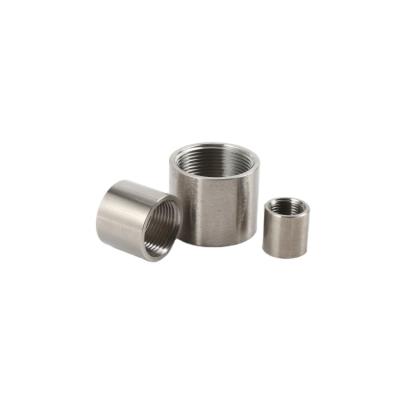 China Domestic stainless steel iron 304 316 stainless steel coupling directly through the inner thread of double thread directly common sleeve for sale