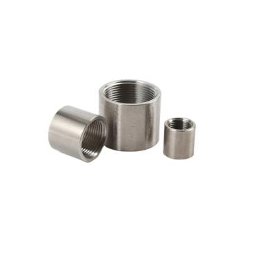 China Stable Stainless Steel Iron Cylinder All Thread Connector Pipe Fitting Male Female Nipple For Tube Connector Stainless Steel Inner Tooth for sale