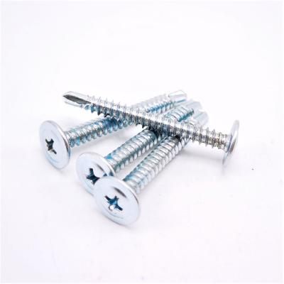 China CSK Round Head Cross Truss Self Drilling Screw Zinc Plating for sale