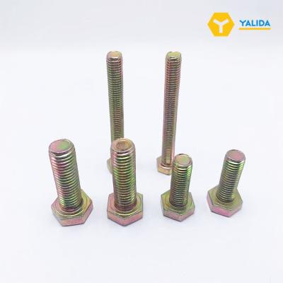 China HEX Carbon Steel Hex Bolts Grade 4.8 8.8 10.9 DIN933 DIN931 Titanium Bolts Hex Head Hammer Bolt Parafusos for sale