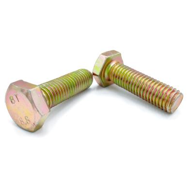 China HEX YALIDA Stain Direct Sales National Standard Color Galvanized Hex Bolts for sale