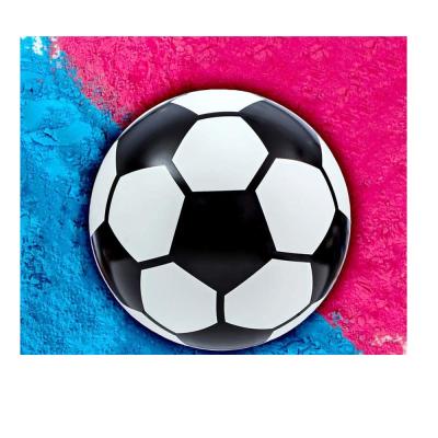 China Festival Decoration Pick Gender Reveal Soccer Ball Blue And Powder Pink Kit Gender Reveal Baby Shower Party Supplies for sale