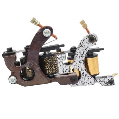 China Kissure Coil Tattoo Machine Liner and Shader Permanent Tattoo Machine Gun Tattoo Kits Electroplating Supply for sale