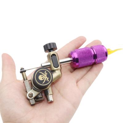 China Permanent Tattoo Machine Skull Kissure Rotary Tattoo Liner and Electric Shader Tattoo Machine Body Art for sale