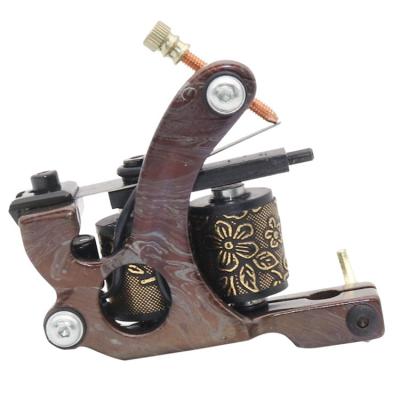 China Wholesale Permanent Kissure Wire Cutting 10 Wrap Coils Tattoo Machine For Liner And Shader Iron Tattoo Supplies for sale