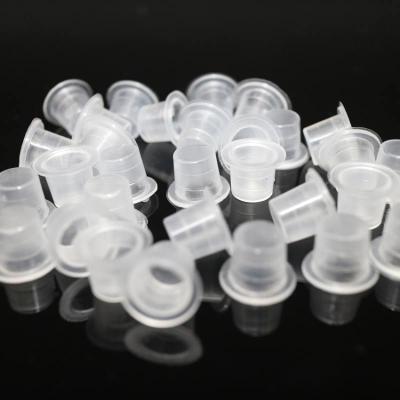 China Kissure Disposable Tattoo Supplies Plastic Material 1000PCS/Bag Disposable Tattoo Ink Cup For Tattoo Pigment for sale