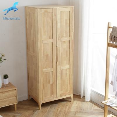 China Factory direct sale Japanese style bedroom furniture color solid wood storable wooden wardrobe for sale