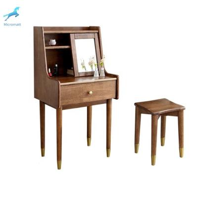 China Simplicity Brown Color Solid Wood Solid Wood Wholesale Nordic Customizable Dresser Set for sale