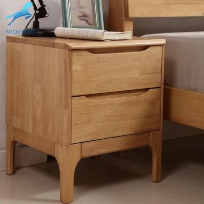 China Direct Solid Wood Storeable Nordic Wood 2 Drawer Color Solid Wood Solid Wood Nightstand Style Factory Supply for sale