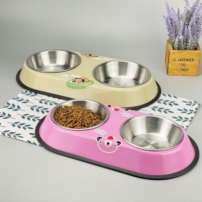 China Unique Wholesale Pet Dog Bowl Non-automatic Quality Feeder Guaranteed Stainless Steel for sale