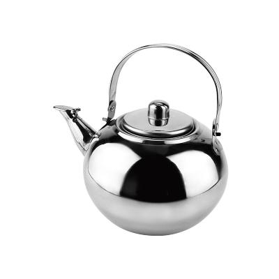 China Sustainable Household Handing High Quality Double Wall Stainless Steel Teapot Loose Tea Strainer Inside The Teapot for sale