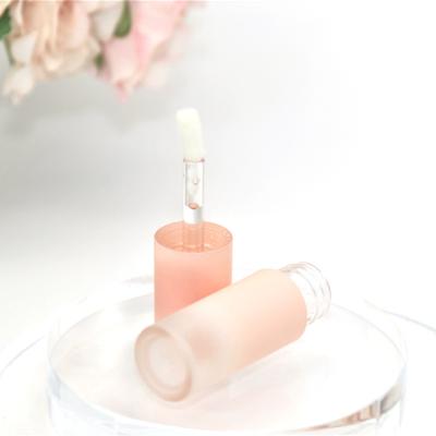 China Private label cosmetic lip tube good quality round packaging LIP mud glass plastic tube for sale