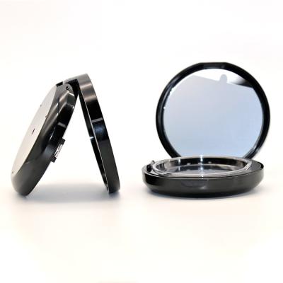 China Cosmetic Round Sample Base Cosmetic Container Pressed Compact Empty Powder Case Powder Compact Cases for sale