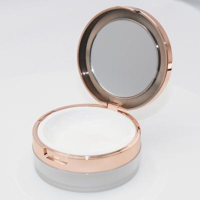 China Cosmetic Custom Compact Powder Plastic Loose Powder Container High Quality Loose Powder Jar With Sieve for sale