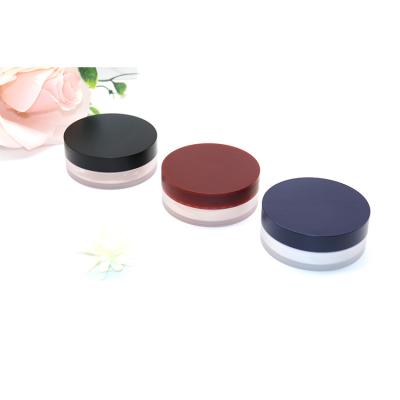 China Good Quality Customized Cosmetic Packaging Round Loose Powder 7.5-9g Jar With Sieve for sale