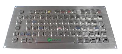 China Rugged Industrial Panel Mounted Keyboard With Individual Fn Keys for sale