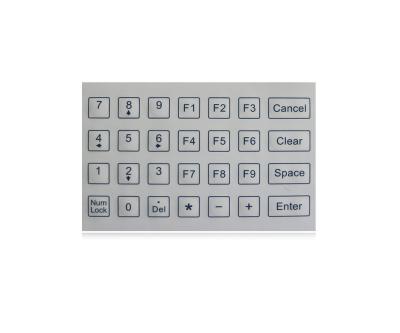 China Mini Short Stroke Membrane Industrial-Tastatur-weiße Farbe zu verkaufen