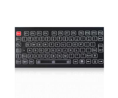 China Teclado de membrana industrial de formato compacto com tecnologia de comutação de teclas de cúpula de metal à venda