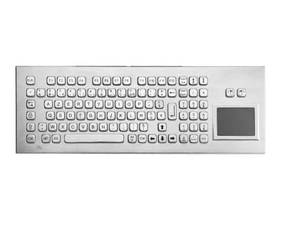 China IP65 desktop metal compact keyboard with touchpad industrial pc keyboard for sale