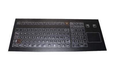 China Teclado de membrana industrial retroiluminado lavável com interruptor de OMRON à venda