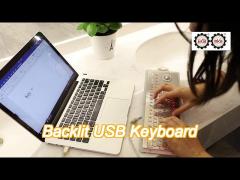 IP65 Industrial Keyboard With Trackball Backlight Waterproof Keyboard