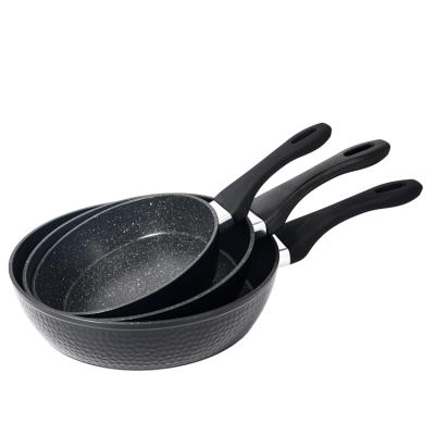 China Sustainable 20cm/24cm/28cm Home Hotel Restaurant Cooking Non Stick Eco-friendly Natural Healthy Frying Pan for sale