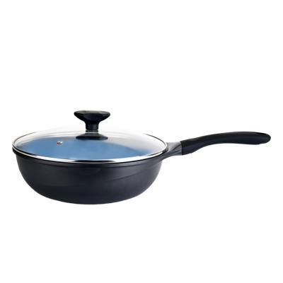 China Sustainable Custom Aluminum Barbecue Nonstick Sauce Saute Pan Set Kitchen for sale