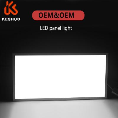 China KESHUO Modern High Quality Factory Direct High Lumen 60x120 48w LED Panel Light Desk Lighting for sale