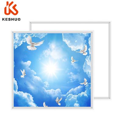 China Beautiful 40W 600*600 LED Modern Ultra Thin Sky Panel Light from KESHUO for sale