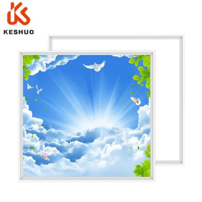 China KESHUO Modern Factory Supply Direct Package of 9 Sky Blue Cloud Flowers, Trees Stage LED Light for sale