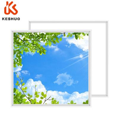 China KESHUO New Product Blue Sky Modern Model 60x60 40W Led Ceiling Sky Panel Light for sale