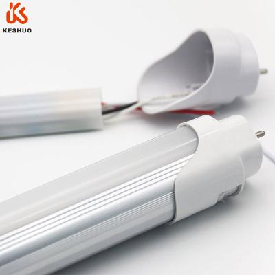 China Keshuo Residential New Product No Flickering 9W 18W Glass T8 Light Switch Led Tube Lights for sale