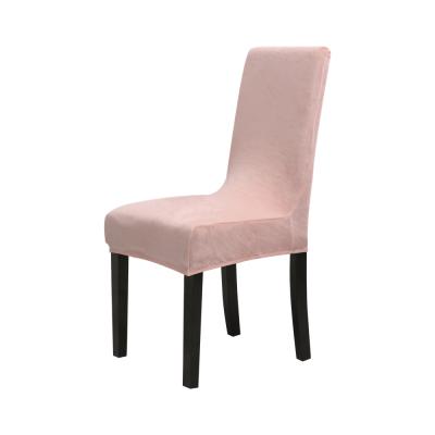 China Beautiful durable high quality chair covers for sale rose decoration velvet chair cover for sale