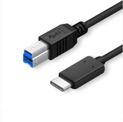 China COMPUTER Black1.8M 2M 3M 5 Meters USB 3.1 Type C to Type B AWM 2725 Cable for sale